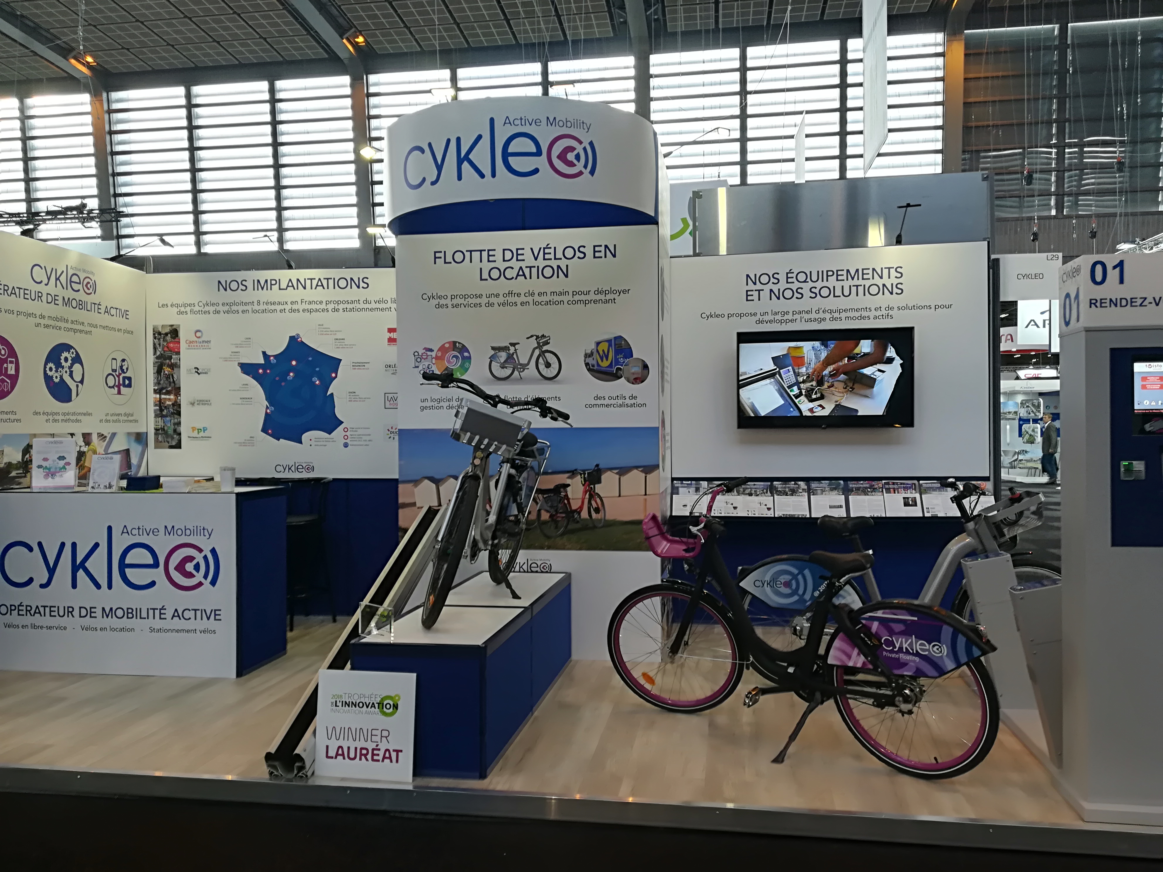 Stand Cykleo salon Transports Publics