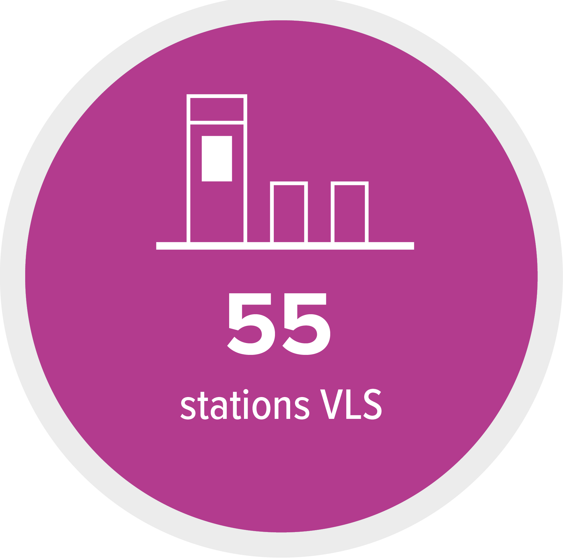 55 stations